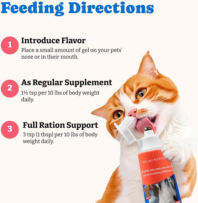 2 Pack Colostrum Nutritional Gel for Dog & Cat - High Calorie Supplement for Senior Dogs Cats, Stimulate Appetite for Cats, Immune Support, Dog Cat Weight Gainer, Elderly Pets Supplement