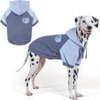 KYEESE Dog Hoodie Stretchy Pet Clothes with Drawstring Comfort Dogs Winter Coat Pets Coat for Cold Weather Pets Sweater with Leash Hole Soft Pet Sweatshirt Warm Dog Clothes for Large Dogs