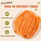 Sweet Potato Chews for Dogs, Healthy Dog Training Treats Low Fat, Human Grade Single Ingredient Dried Sweet Potato Slices for Small Medium Large Breed, Rich in Dietary Fiber,10.58 oz