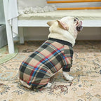 SCENEREAL Fall Dog Pajamas for Small Dogs, Thanksgiving Small Dogs Sweater, Soft and Warm Puppy Clothes, Holiday Onesie Christmas Outfits for Doggie Cold Winter - Dog Jammies Pjs