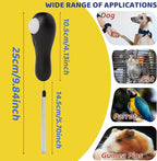 Dog Training Clickers with Wrist Strap, Training Clicker for Pet Like Dog Cat Horse Bird Dolphin Puppy, Big Buttons and Loud Sound (Black)
