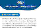 Best Bully Sticks Pig Ears - 25 Count (Pack of 1) - All Natural, USA Baked and Packed, Single Ingredient, Easily Digestible 100% Pork Chew Treat - Puppies, Small, Medium, Large Dogs