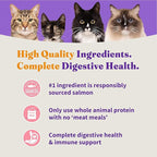 Halo Holistic Kitten Food, Wild Caught Salmon & Whitefish Recipe, Grain Free Dry Cat Food, Complete Digestive Health, 10 lb Bag