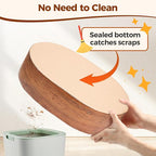 ComSaf Cat Scratcher Bed, Durable Cat Scratching Board, Oval Cat Scratch Pad, Corrugated Cardboard Cat Scratcher Bed for Indoor Cats to Lounge, Protecting Furniture, Bowl Shape