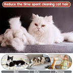 QBLEEV Cat Pajamas for Cats Only, Sticky Hair Cat Clothes, Cat Onesie for Cats After Surgery Female Male, Surgical Cat Recovery Suit Full Bodysuit, Long Sleeve Cat Shirts Outfits to Prevent Licking