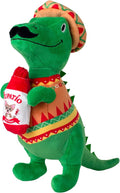 Fringe Studio "Fiesta Saurus Plush Dog Toy, Pet Shop Collection (314338)