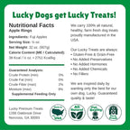 Lucky Premium Apple Rings – Thin, Crispy, All Natural Jerky Apple Treats for Dogs, Vegetarian Dog Treats with Real Fruit (32 oz)