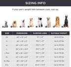 Bedsure Orthopedic Dog Beds for Small Dogs - Washable Small Dog Cat Bed Waterproof, Comfort Pet Couch Sofa with Washable Removable Cover, Pets Bed with Nonskid Bottom, Red, 24"