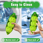 Hide and Seek Dog Toys, Squeaky Interactive Puzzle Dog Toys for Boredom and Stimulation, Dog Enrichment Toys for Small and Medium Dogs (Pea Balls, Pack of 3)
