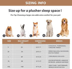 Dog Crate Pad for X Large Dogs - 41x27 Orthopedic Dog Bed with Memory Foam, Washable Water-Resistant Soft Pet Mat with Non-Slip Bottom, Khaki