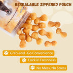 Dog Treats Chicken Wrapped Peanut Butter Bones 2.5'', Easily Digestable Dog Chews Rawhide Free Grain Free, Chewy Training Treats Snacks for Small Medium Large Dogs, 10.6 oz
