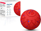 Smart Interactive Dog Toy, Automatic Moving, Bouncing and Stimulation, Silent Foam Material, IP54 Waterproof Rating, Active Rolling,Dog Ball for Medium and Large Dogs,Dog Birthday (Red)