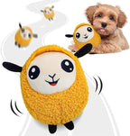 Interactive Moving Dog Toys, 2025 Upgraded Jumping Squeaky Moving Dog Ball, Rechargeable Plush Chew Toys for Small/Medium/Large Dogs to Keep Them Busy (Sheep)