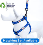 Pawtitas 6 FT Recycled Dog Leash with Reflective Stitched Thread Stitched on Side| Small Reflective Dog Leash Made from Plastic Bottles Collected from Oceans – Blue 6 ft Dog Leash