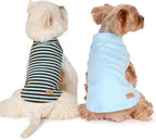 KYEESE 2Pack Dog Sweater Stretchy Dogs Clothes Soft Dachshund Clothes Warm Pets Coats Dog Sweaters for Small Dogs Male Turtleneck Small Pets Sweaters Pullover Pet Sweatshirt