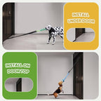 Dog Bungee Toy for Small/Puppies Dogs,Interactive Dog Tug of War Toys Set with Tether, Rope and Ball, Tree Hanging Toy with 2 Chew Ropes,Indoor Spring Pole Ropes,Not for Aggressive Chewers