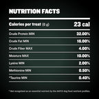Bully Max Premium High Protein Dog Treats for Puppy & Adult Dogs - Training Dog Food Treats with 32% Protein, Real Meat, Veggies & BCAAs for Small, Medium & Large Breeds - Beef Flavor (2 Pack)