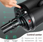 Dog Dryer Pet Hair Blower High Velocity for Grooming, Blow 3800W/5.2HP for Large Dogs Sechoir Pour Chien with Stepless Adjustable Speed, 4 Different Nozzles and Dog Brush,Black