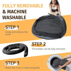 Orthopedic Waterproof Large Dog Bed: Memory Foam Washable Dog Bed with Bolsters - XXL Orthopedic Removable Cover for Medium Large Sized Pet - Non-Slip Bottom