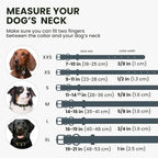 BronzeDog Rolled Leather Dog Collar with QR ID Tag, Adjustable Soft Round Collars for Small Medium Large Dogs Puppy (9" - 11" Neck Size, Dark Blue)