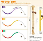 Tocirelo Cat Toys Silvervine Sticks - 8Pack Natural Silvervine Sticks for Cats, Cat Chew Toy for Teeth Cleaning, Interactive Kitten Chew Ropes to Redirect Chewing Habits, Kitty Chew Sticks