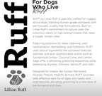 Ruff by Lillian Ruff Activated Charcoal Pet Shampoo – Lemon Sage – Deep Cleanser, Deodorizer & Stain Remover – Hydrates Dry Itchy Skin – Puppy & Dog Safe – USA Made (Gallon)
