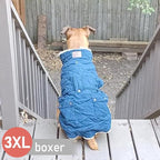 KYEESE Dog Coat Warm Pets Clothes for Cold Weather Soft Pet Sweater with Leash Hole Thick Pet Winter Puffer Coat with Pocket Windproof Dogs Jacket with Fleece Lined Waterproof Dog Coats for Large Dogs