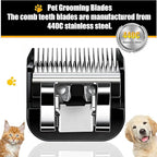 Dog Grooming Clipper Blades Replacement Compatible with Andis Dog Clippers,Most OsterA5, Wahl KM Series Pet Clippers (Black(40))