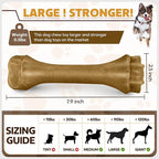 Dog Toys for Aggressive Chewers, Indestructible Bones for Aggressive Chewers, Tough Puppy Chew Toy for Heavy Duty Dogs, Big Dog Teething Toys with Durable Nylon for Large/Medium Breed Puppies