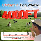 KIVORA 4 Pack Dog Whistle to Stop Barking Neighbors Dog,304 Stainless Steel Adjustable Ultrasonic Silent Dog Training Whistle for Recall & Bark Control,Professional Whistle Suitable for All Dogs