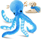 Dog Toys for Large Dogs：Squeaky Interactive Dog Toys with Soft Fabric for All Breed Sizes- Puppy Toys to Keep Them Busy
