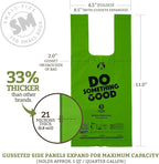 Doggy Do Good Poop Bags for Dogs (60 Ct), Easy Open Dog Poop Bags Rolls, Certified Home Compostable