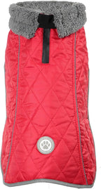 Fragralley Dog Winter Coat, Waterproof Windproof Reflective Fleece Jacket with Harness Hole, Warm Snow Vest for Small Medium Large Dogs, Ideal Gifts