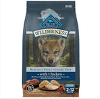 Blue Buffalo Wilderness High-Protein Natural Dry Food for Puppies, Chicken Recipe, 28-lb. Bag