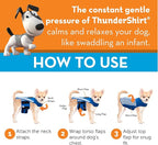 ThunderShirt Breeze for Dogs, X-Large, Sky Blue, Extra Breathable Mesh Fabric, Dog Anxiety Relief Vest for Every Day Stress & Calming During Thunder Storms and Fireworks