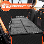 Car Backseat Dog Mat, Comfortable Non-Slip Cushion Suitable for Travel Dog Bed and Pet Home Sofa Blanket, Custom Mat for Car Backseat Extender and Seat Cover (Gray 51.2 x 23.6in)