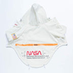 ChoChoCho NASA Raincoats, Reflective Rain Jacket Water Proof, Dog Costume, Cat & Puppy Stylish Streetwear Outfit (White, 2XL)