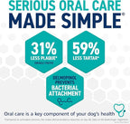ORAVET Dental Chews for Dogs, Oral Care and Hygiene Chews (Medium Dogs, 25-50 lbs.) Purple Pouch, 14 Count