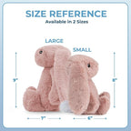 Best Pet Supplies Interactive Squeaky Dog Chew Toy, Ideal Dog Toys for Chewers, Small, Medium & Large Dogs, and Fetch Lovers - Bunny (Mauve), Medium