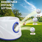 Dog Ball Thrower Launcher,Automatic Ball Launcher for Dogs with 3 Launching Distance 20-45FT,6 2.3 Inch ETPU Tennis Balls,Interactive Dog Toys Indoor Outdoor Ball Thrower Machine for Small/Medium Dogs