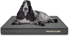 The Dog’s Bed Orthopedic Memory Foam Dog Bed, Medium Grey & Black, Waterproof, Supportive Dog Bed with Replaceable Covers