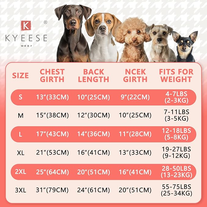 KYEESE 2Pack Dog Shirts Waffle for Small Dogs, Stretchy T-Shirts, Lightweight Tank Top, Sleeveless Vest, Breathable, Large, Purple + Grey