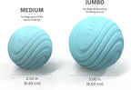 Playology Dog Toys | Dual Layer Ball Durable Chew Toy for Aggressive Chewers | Jumbo Peanut Butter Scented Toy - Easy to Clean and Made from Non Toxic Materials