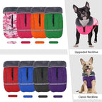 QBLEEV Warm Dog Coat Reflective Jacket, Waterproof Dog Winter Coat Turtleneck Puppy Clothes for Cold Weather, Thick Fleece Pet Snowsuit Christmas Vest Apparel for Small Medium Large Dogs S