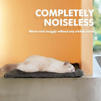 Self Warming Cat Bed Self Heating Cat Dog Mat 24 x 18 inch Extra Warm Thermal Pet Pad for Indoor Outdoor Pets with Removable Cover Non-Slip Bottom Washable Non Electric