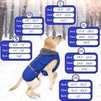 Doglay Dog Coat, Waterproof Dog Jacket Pet Winter Coat for Cold Weather with Thicken Furry Collar, Reflective Puppy Winter Jacket Warm Fleece Lining for Small Medium Large Pets
