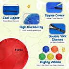 25" Herding Ball for Dogs, for Australian Shepherd, for Cattle, for Border Collie, for Blue Heelers & Medium to Large Dogs,Horse, Herding Dog Ball, Herding Toys - Red