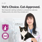 Doctor By Cat Silk Derma Lickable Feline Skin and Coat Supplement - Dandruff Treatment & Itchy Skin Relief Allergy Support for a Glossy Coat Immune Boosting Formula - 30 Individual Treat Tubes