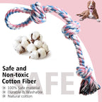 Dog Rope Toys, Indestructible Dog Toy, Dog Chew Toys for Aggressive Chewers, Tough Puppy Teething Chew Toys for Boredom, Dental Cleaning Tug of War Dog Toy, Great for Small to Large Breed