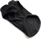 JACKO & CO - Fleece Vest Dog Sweater with Leash Ring - Soft, Warm & Lightweight Pullover Coat for Small & Medium Dogs, Puppies & Cats - Cozy Fall/Winter/Spring Pet Jacket (Black, Large 10-16lbs)
